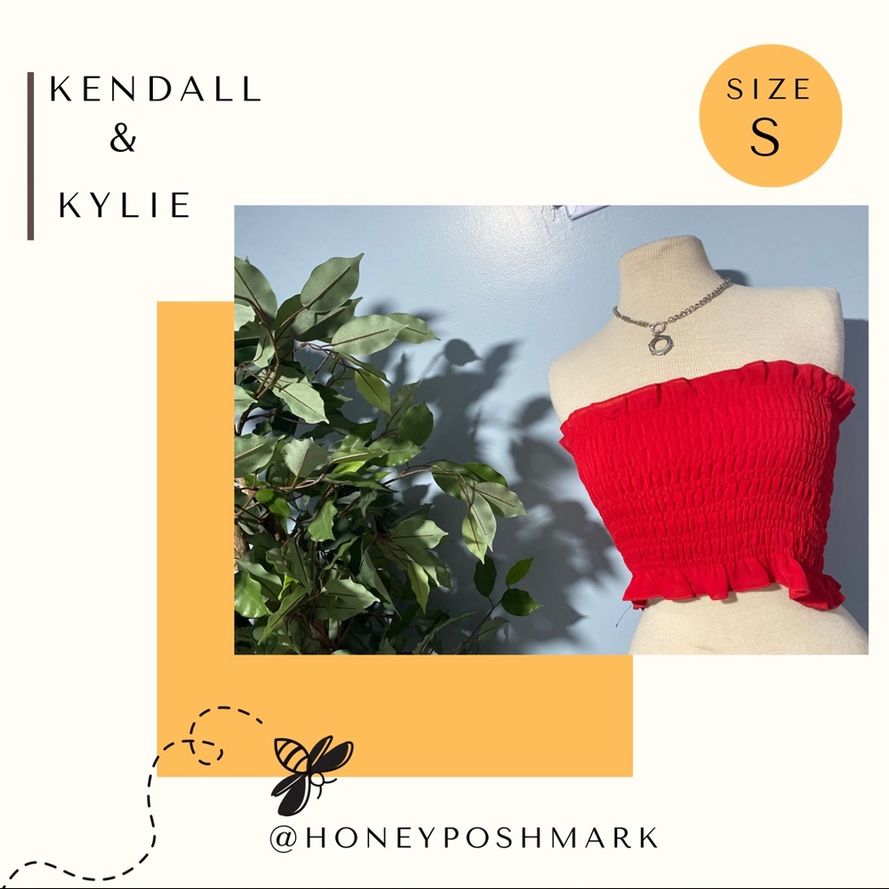 Red crop top